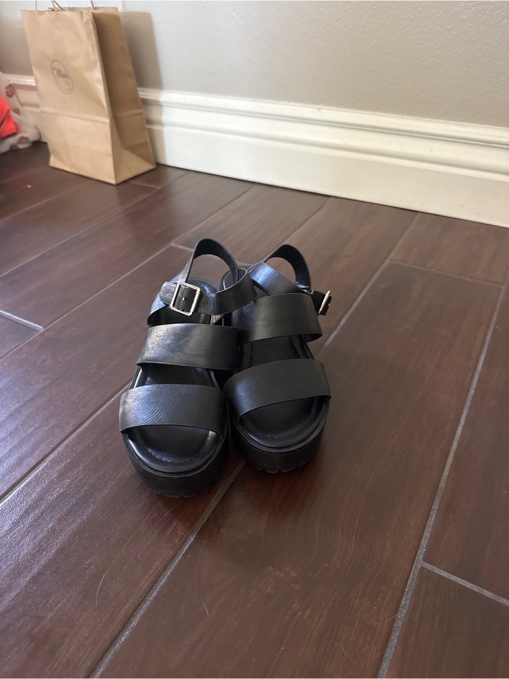 Black Women's Platform Sandals
